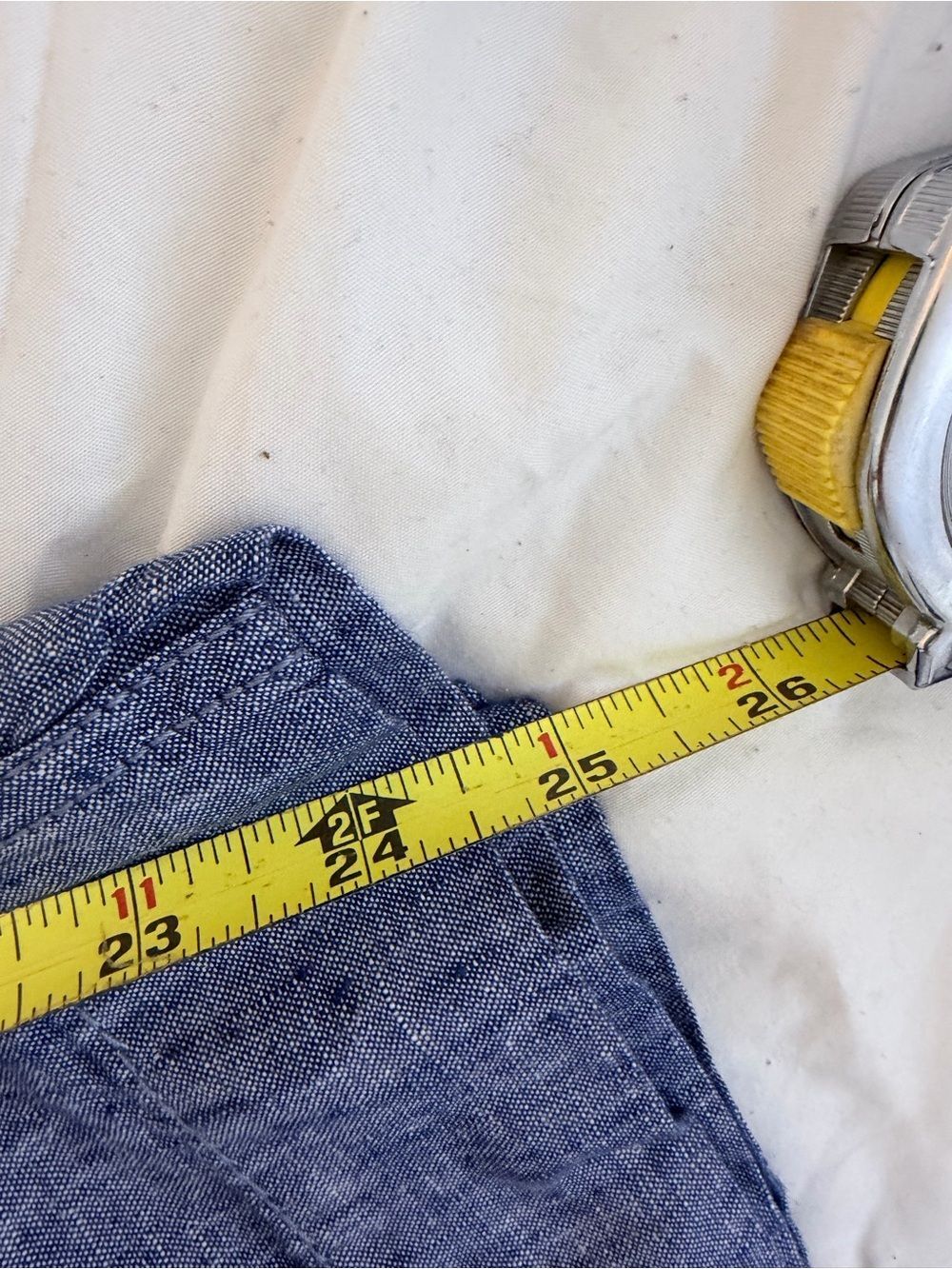 LL Bean Premium Linen Pull-On Ankle Pants, Mid-Rise Tapered-Leg coastal resort - Picture 8 of 10